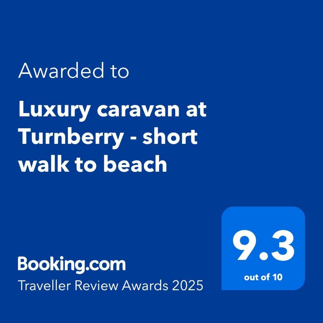 Luxury Caravan At Turnberry - Short Walk To Beach Гървън Екстериор снимка